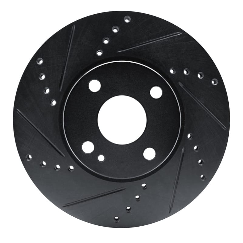 R1 Concepts — R1 16-25 Mazda 2 (Mexico) Front Left Drilled & Slotted Black Brake Rotor
R1 Brake Rotor Drill