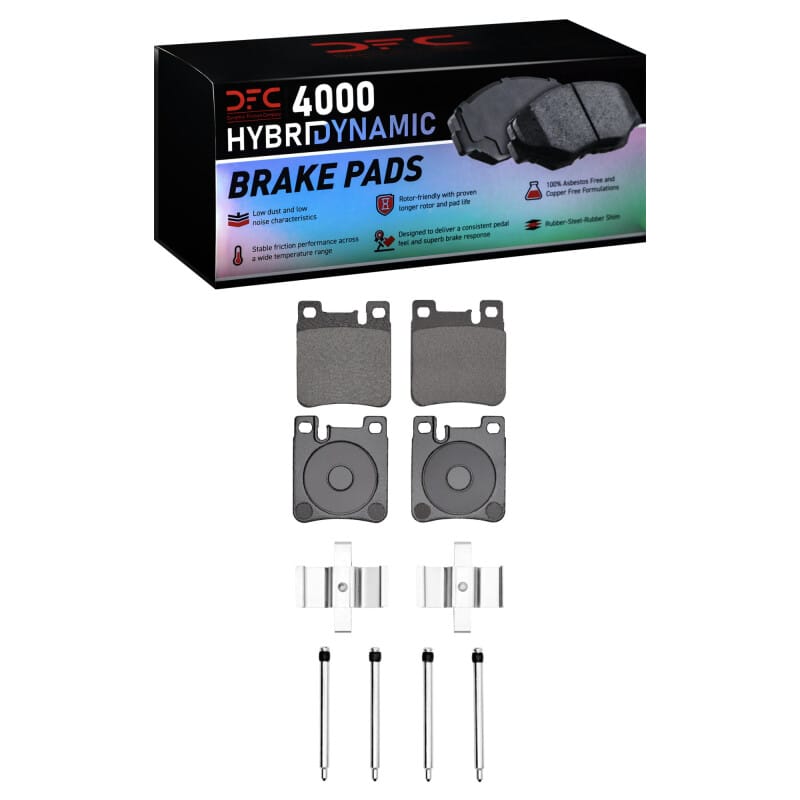 DFC — DFC 92-9 Chrysler Crossfire Rear 4000 HybriDynamic Brake Pads and Hardware Kit
DFC Brake Pad Set