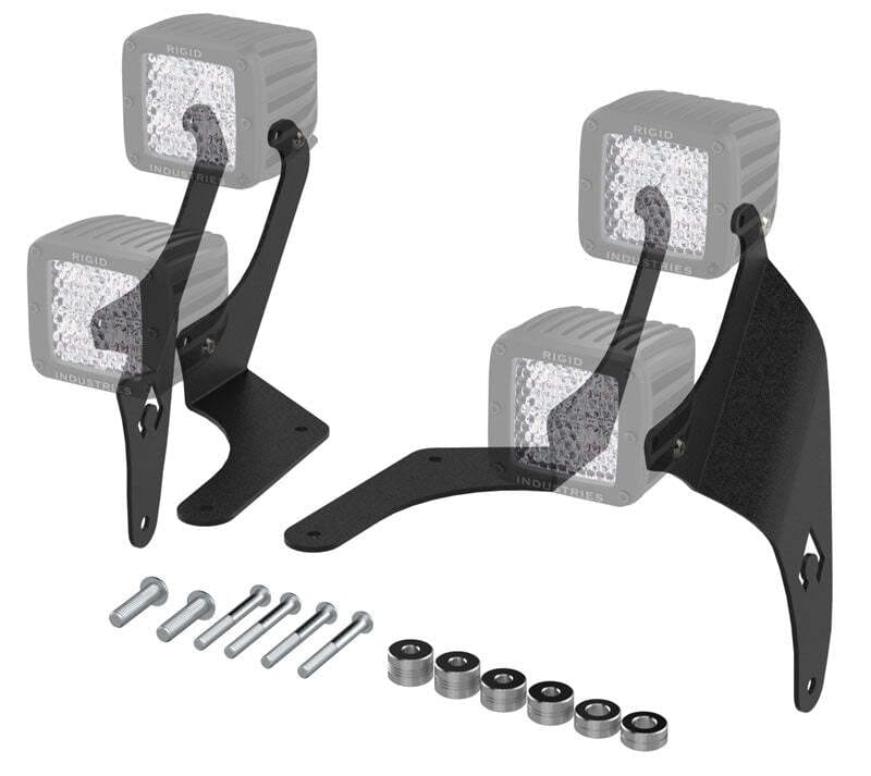 Artec Industries — Artec Industries 18-25 Jeep Wrangler JL Jt Jl A-Pillar Dual Led Cube Light Mount