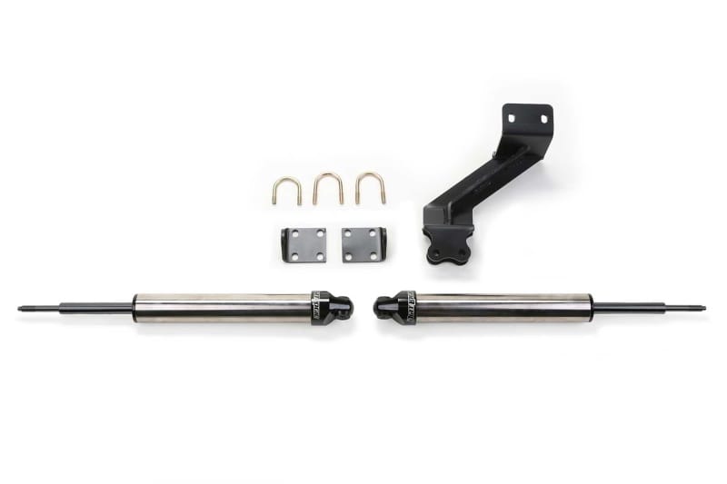 Fabtech — Fabtech 14-18 Ram 2500/3500 4WD Dual Steering Stabilizer System w/DL 2.25 Shocks
