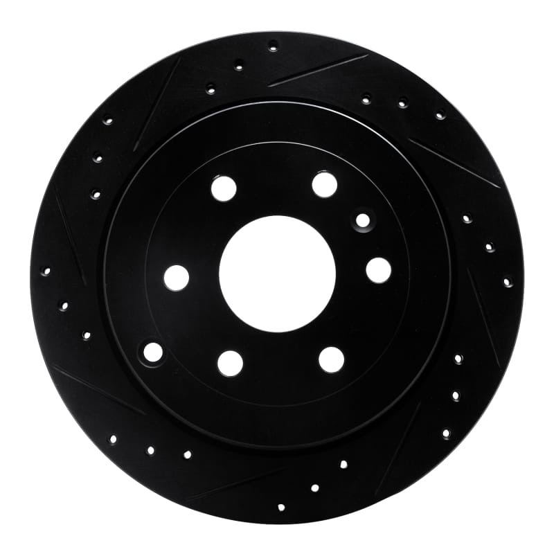 R1 Concepts — R1 07-17 Buick Enclave Rear Left Drilled & Slotted Black Brake Rotor
R1 Brake Rotor Drill
