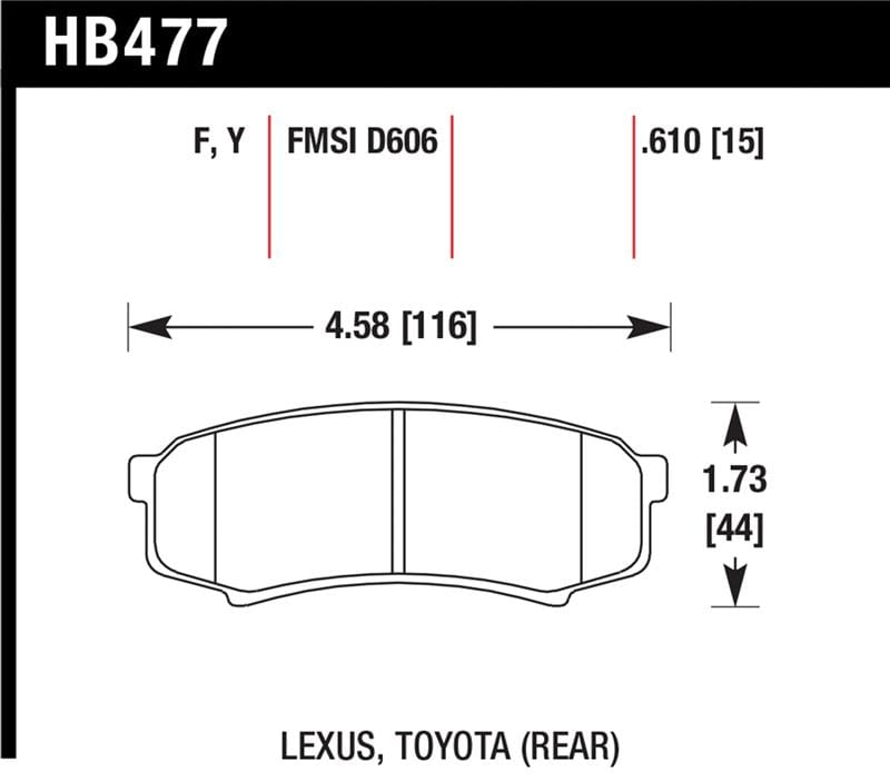 Hawk Performance — HPS Disc Brake Pad