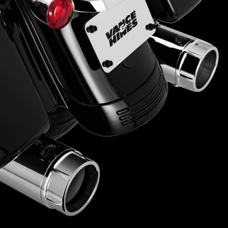 Vance and Hines — Vance & Hines HD Touring 17-22 Torquer 450 Chrome Slip-On Exhaust