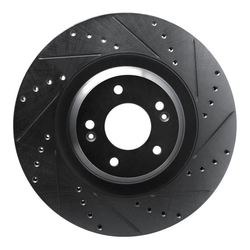 R1 Concepts — R1 -22 Hyundai Veloster N Front Right Drilled & Slotted Black Brake Rotor
R1 Brake Rotor Drill
