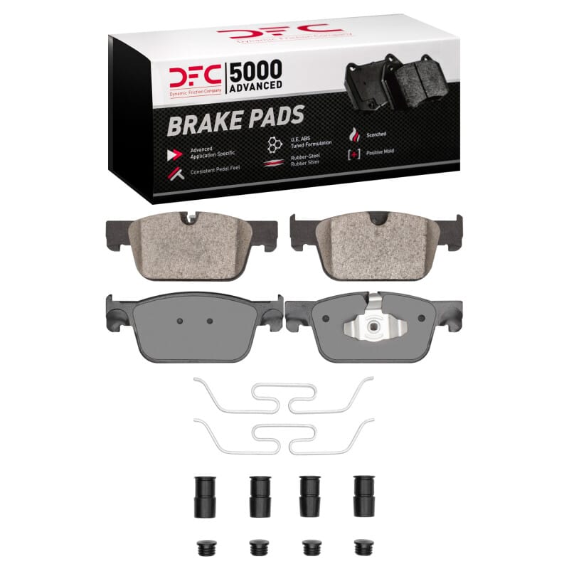 DFC — DFC 17-25 Volvo S60/V60/V90/S90/XC60 Front 5000 Advanced Ceramic Brake Pads and Hardware Kit
DFC Brake Pad Set