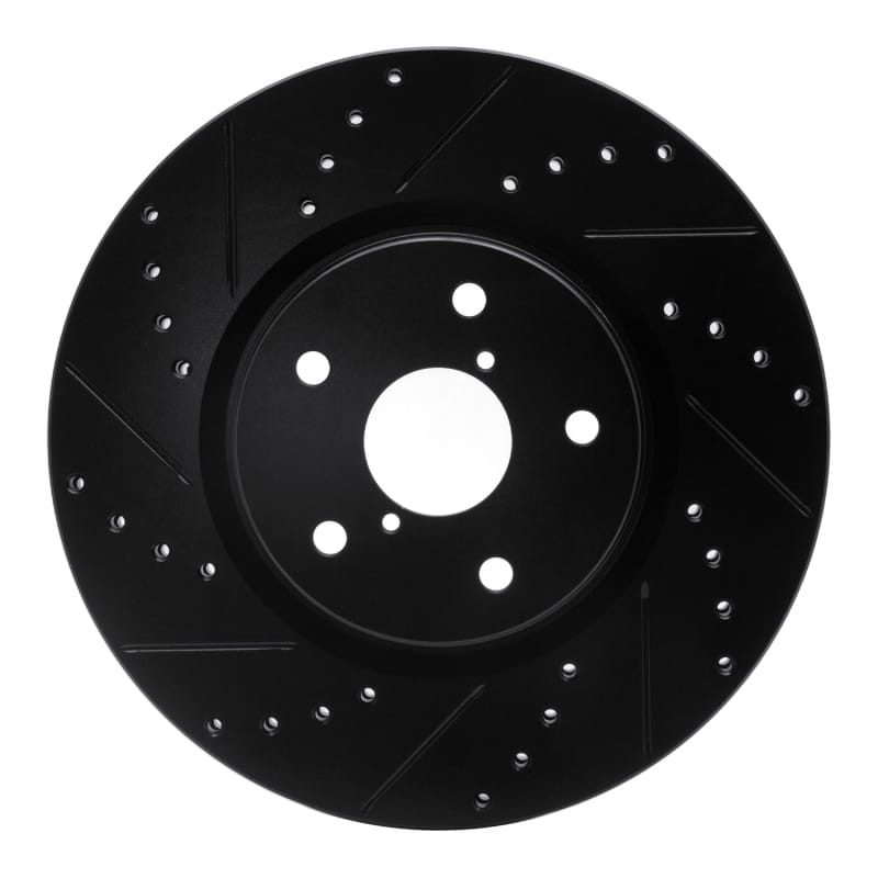 R1 Concepts — R1 06-21 Subaru Tribeca Front Left Drilled & Slotted Black Brake Rotor
R1 Brake Rotor Drill
