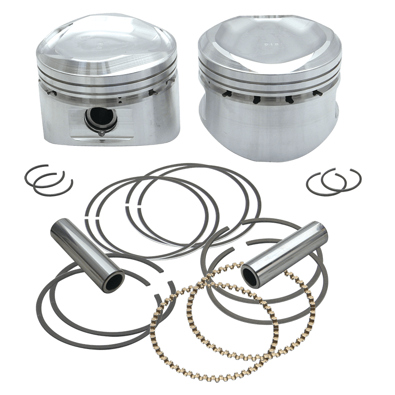 S&S Cycle — S&S Cycle 84-99 BT 89in Low Compression Stroker Pistons - .010in
