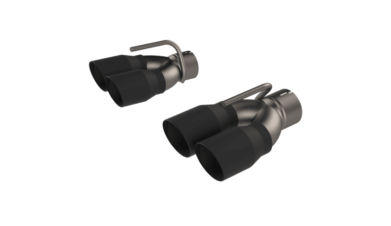 QTP — 2015-2023 Dodge Challenger 6.2/6.4L QTP Black Quad Tip Adapter