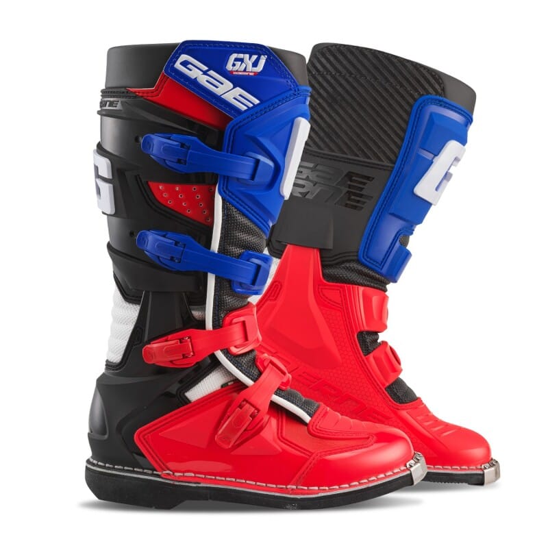 Gaerne — Gaerne GXJ Boot Red/White/Blue Size - Youth 3