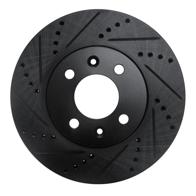 R1 Concepts — R1 88-98 Saab 9000 Front Left Drilled & Slotted Black Brake Rotor
R1 Brake Rotor Drill