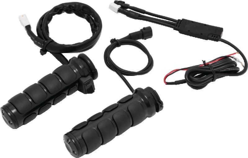 Kuryakyn — Kuryakyn Heated ISO Grips Dual Cable Gloss Black