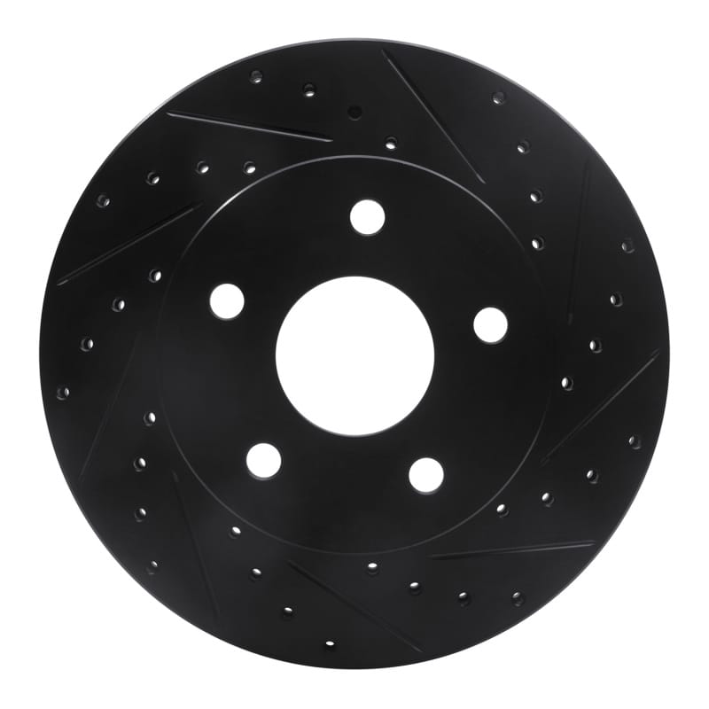 R1 Concepts — R1 99-04 Jeep Grand Cherokee Front Right Drilled & Slotted Black Brake Rotor
R1 Brake Rotor Drill