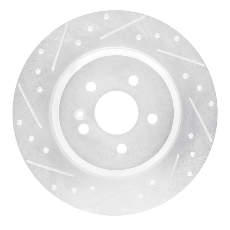 R1 Concepts — R1 00-05 Mercedes-Benz ML430 Rear Left Drilled & Slotted Silver Brake Rotor
R1 Brake Rotor Drill