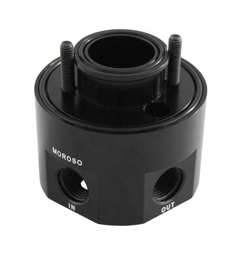 Moroso — Moroso Chevrolet Big Block/Dart Oil Filter Adapter - Sandwich - Oil Cooler
