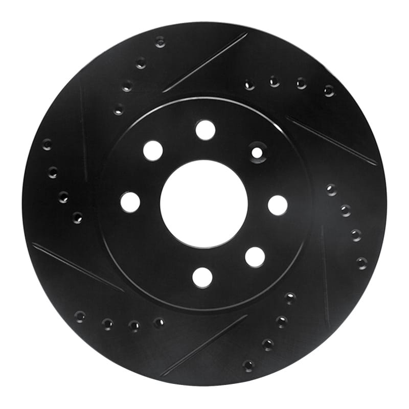 R1 Concepts — R1 00-02 Daewoo Nubira Front Left Drilled & Slotted Black Brake Rotor
R1 Brake Rotor Drill