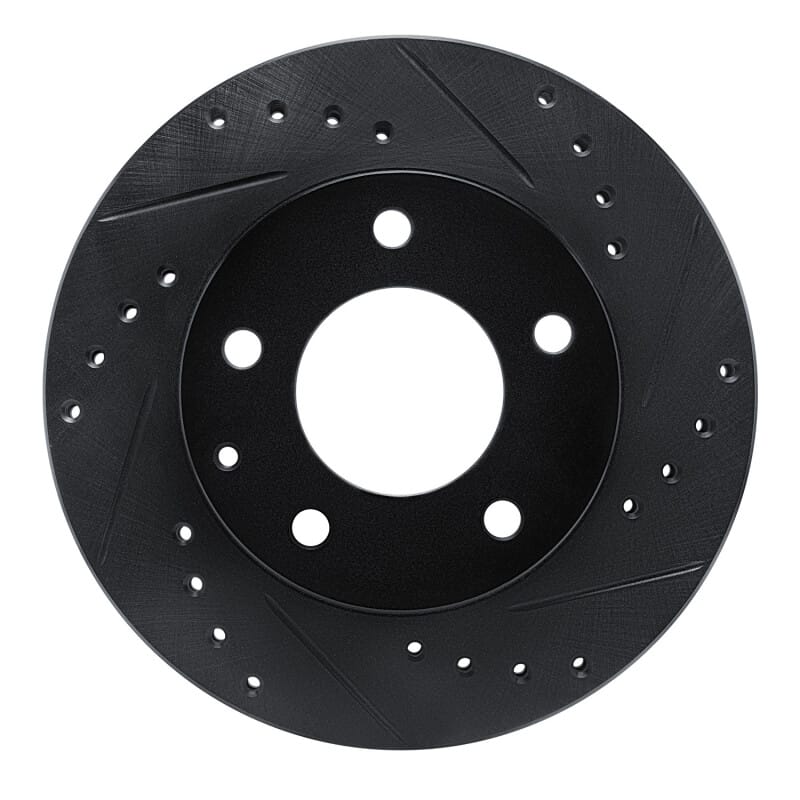 R1 Concepts — R1 93-03 Ford Probe Front Right Drilled & Slotted Black Brake Rotor
R1 Brake Rotor Drill
