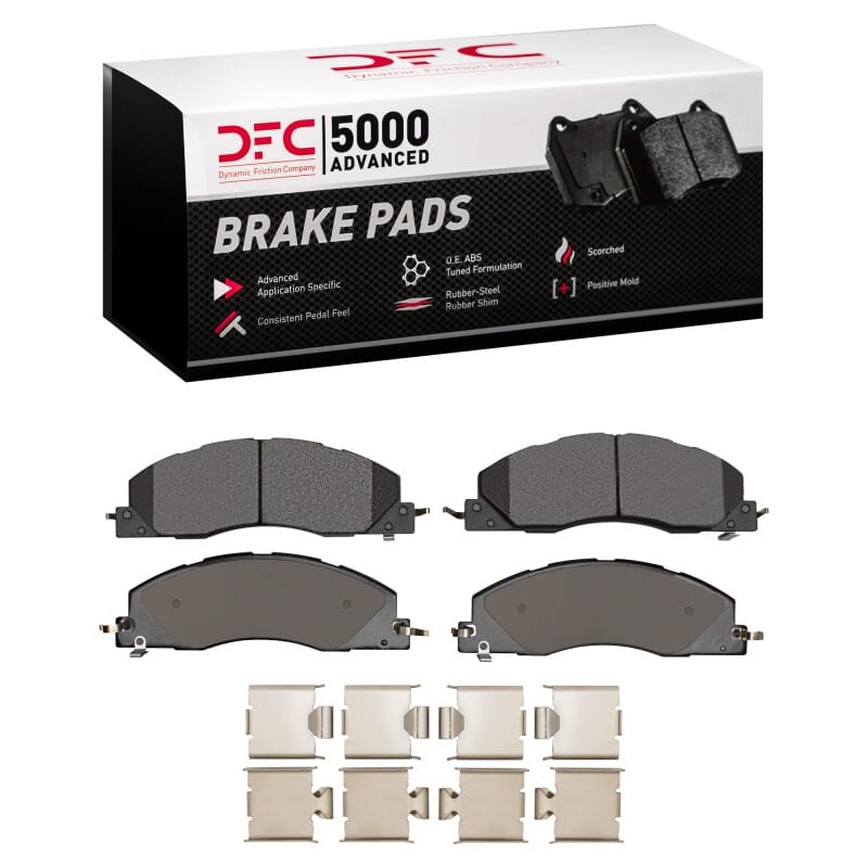 DFC — DFC 09-18 Dodge Ram 3500 Front 5000 Advanced Semi Metallic Brake Pads and Hardware Kit
DFC Brake Pad Set