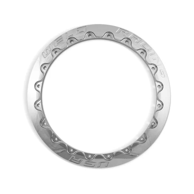 Weld — Weld Double Beadlock Ring 15in. / 20-Hole Standard 13.25in. 1 Ring - Polished