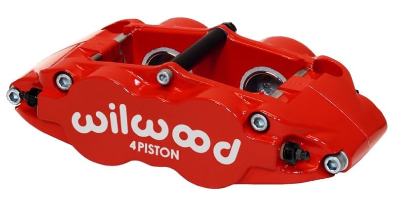Wilwood — Wilwood Caliper-Narrow Superlite 4R - Red 1.75/1.75in Pistons 1.10in Disc
BRAKE CALIPER