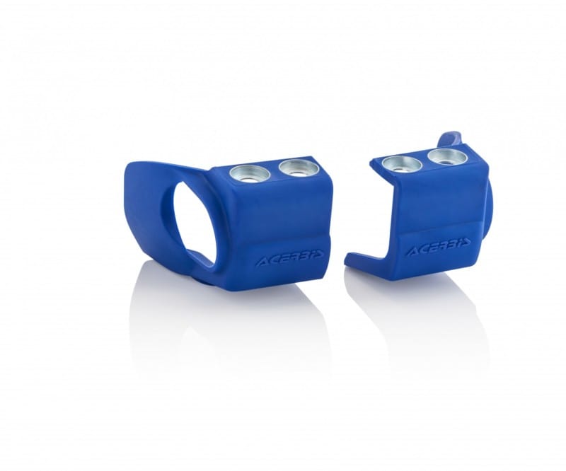 Acerbis — Acerbis 21+ Fantic/ 02+ Yam 125-450 YZ/ FX /X / YZF / WR250F/450F Fork Shoe Protectors - Blue