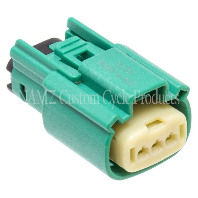 NAMZ — NAMZ 2007 VROD CAW/CD/CDX Main Harness Molex MX-150 3-Pos Male Connector - Green (HD 72540-07GN)