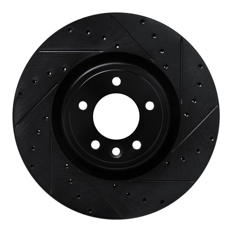 R1 Concepts — R1 18-24 Land Rover Range Rover Front Right Drilled & Slotted Black Brake Rotor
R1 Brake Rotor Drill
