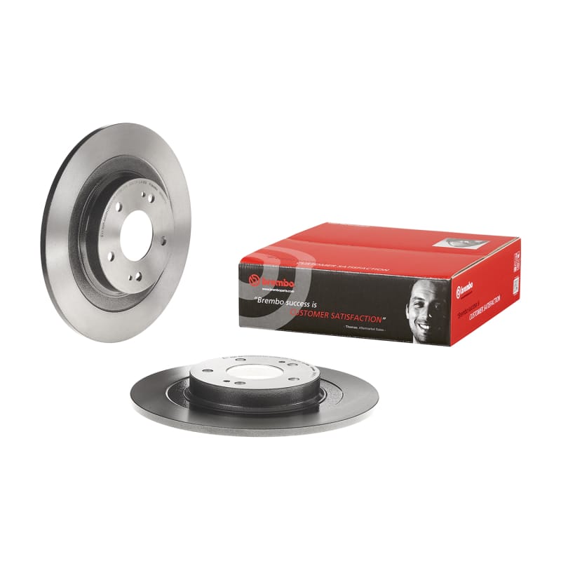 Brembo OE — Brembo OE 18-20 Mitsubishi Eclipse Cross/14-20 Outlander UV Coated Brake Disc - Rear