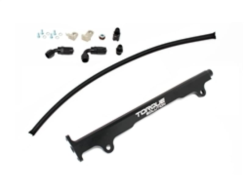Torque Solution — Torque Solution Mitsubishi Evo X Billet Aluminum Fuel Rail - Black