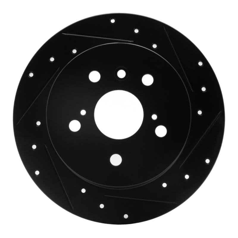 R1 Concepts — R1 2012-2018 Lexus ES300H Rear Right Drilled & Slotted Black Brake Rotor
R1 Brake Rotor Drill
