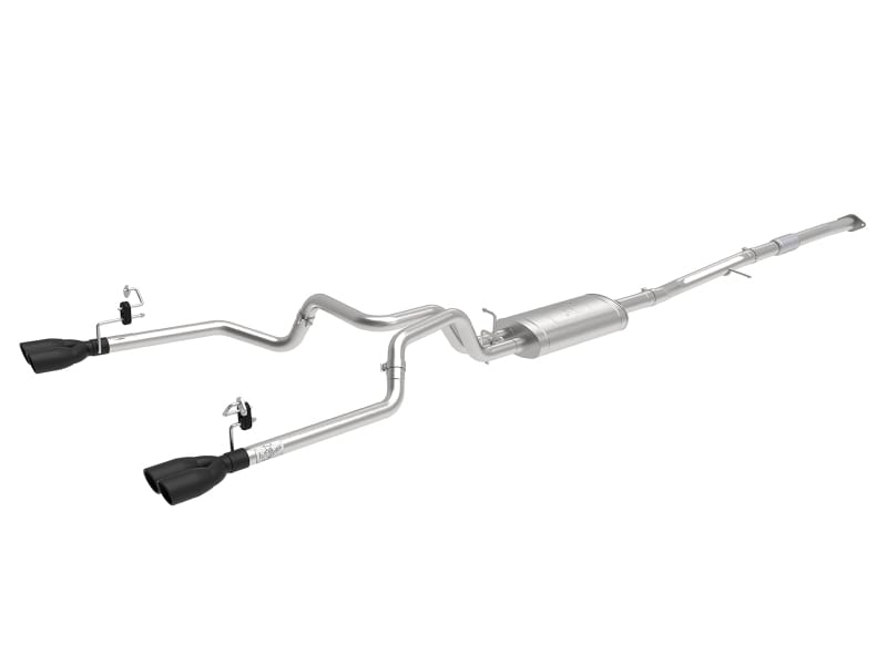aFe — aFe Vulcan Series 3-2.5in 304SS Exhaust Cat-Back w/Blk Tips 2019 GM Silverado/Sierra 1500 L4-2.7L(t)
Cat-Back Exhaust