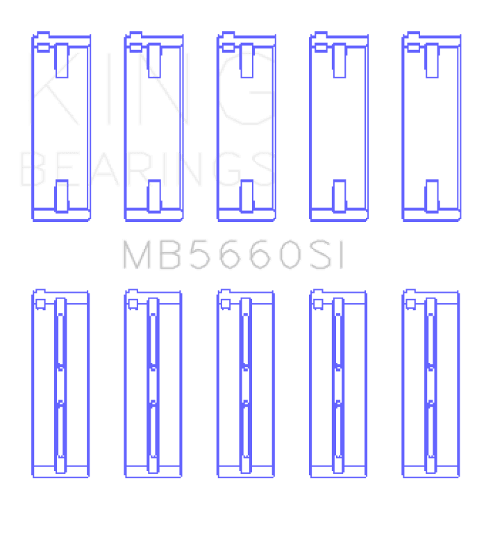 King Engine Bearings — King Engine Bearings Audi/VW Bbz/CAxa/CAva/Azd (Size +0.25mm) Main Bearing Set
Engine Bearing