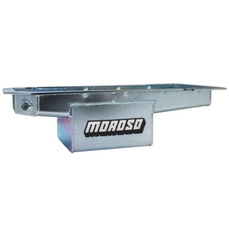 Moroso — Moroso Mopar Late Model Hemi Gen 3 5.7L/6.1L/6.4L Center Sump 6.5in Deep Steel Oil Pan