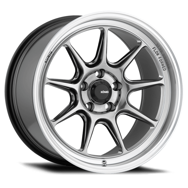 Konig — Konig Countergram 18x11B 5x114.3 ET15 Hyper Chrome / Machined Lip