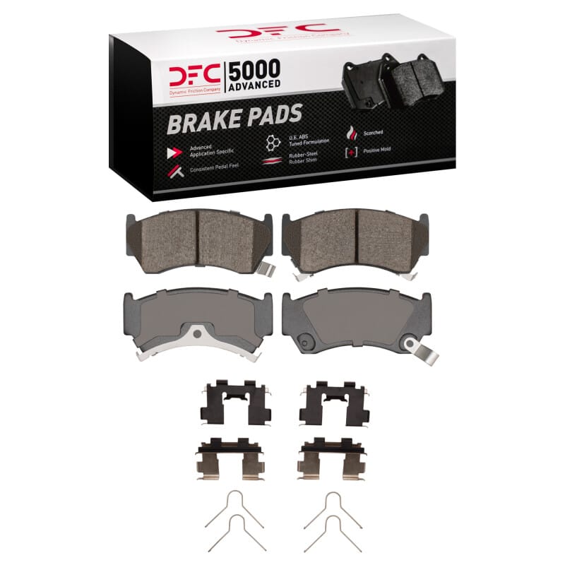 DFC — DFC 95-00 Nissan 200SX Front 5000 Advanced Ceramic Brake Pads and Hardware Kit
DFC Brake Pad Set