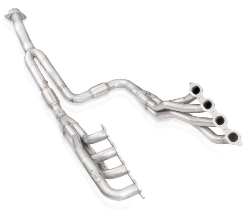 Stainless Works — Stainless Works 2020-21 Silverado HD 6.6L 2in Long Tube Header Kit Factory Connect
