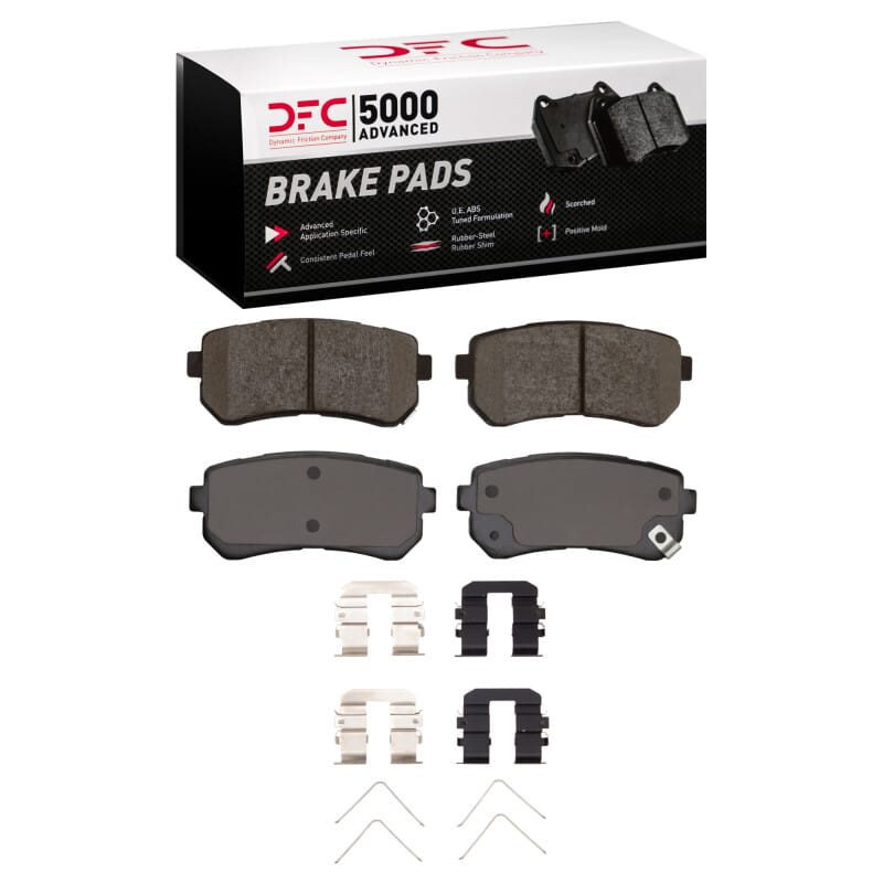 DFC — DFC 16-20 Hyundai Sonata Rear 5000 Advanced Ceramic Brake Pads and Hardware Kit
DFC Brake Pad Set