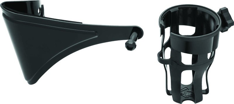 Kuryakyn — Kuryakyn Reflex Drink Holder Right Side HD Touring Passenger Mount 14 and Up Gloss Black