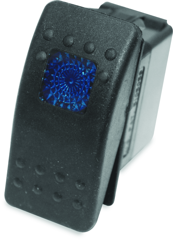 DragonFire Racing — On/Off Rocker Switch, Blue Light