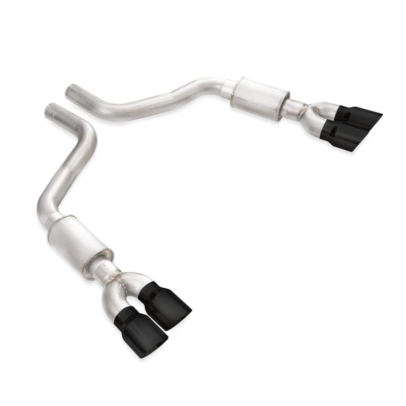 Stainless Works — Stainless Works 15-21 Dodge Challenger 5.7/6.2/6.4L Legend Axle Back Exhaust System w/ Black-Out Tip
