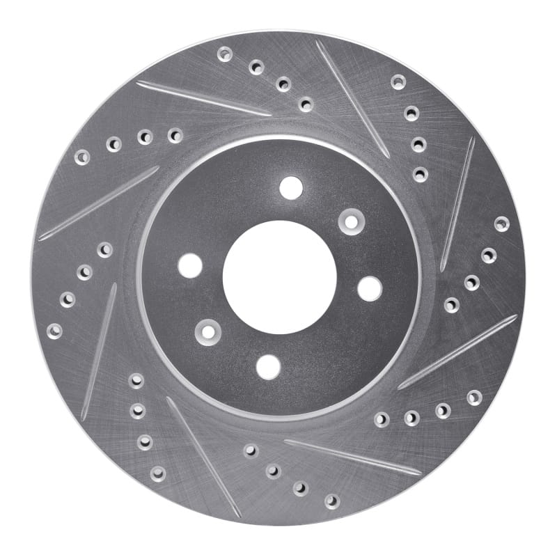 R1 Concepts — R1 12-23 Hyundai ACCENT Front Right Drilled & Slotted Silver Brake Rotor
R1 Brake Rotor Drill