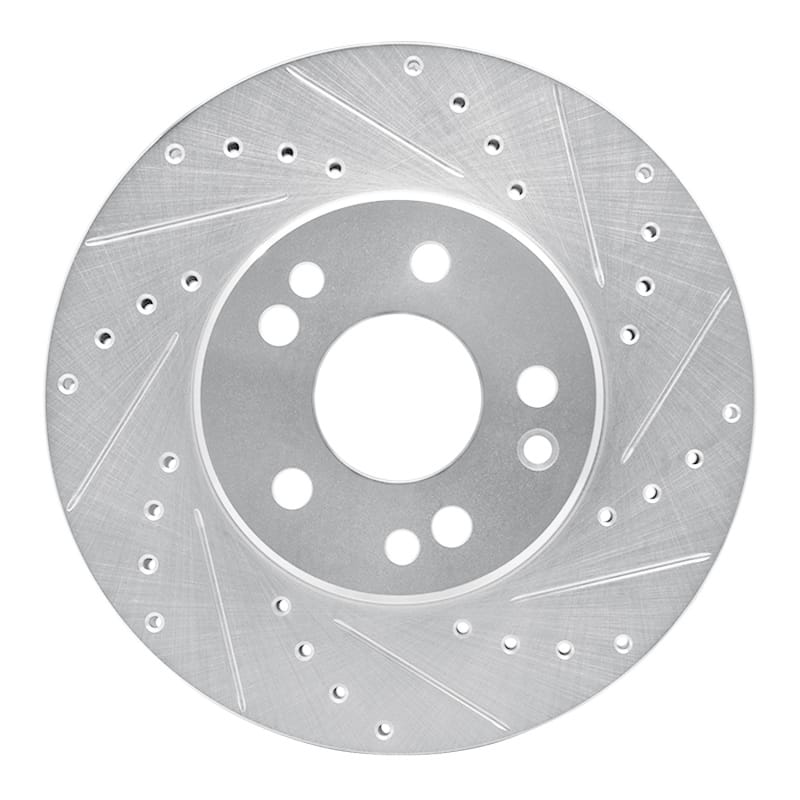 R1 Concepts — R1 90-95 Mercedes-Benz 400E Front Right Drilled & Slotted Silver Brake Rotor
R1 Brake Rotor Drill