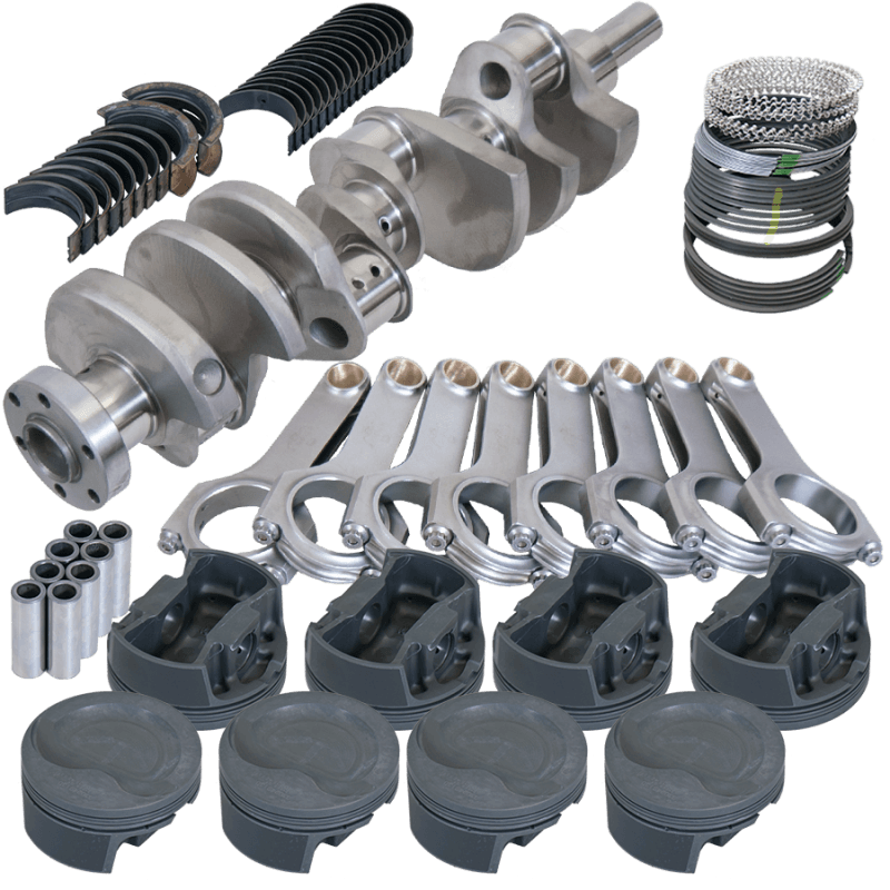 Eagle — Eagle Ford 289/302 3.400in Crank 5.400in H-Beam -16cc 4.000in Pistons Rotating Assembly
Competition Assembly