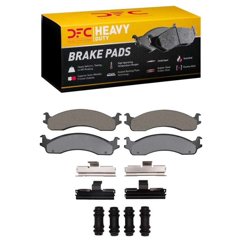 DFC — DFC 95-07 Ford F-350 4WD (Excl Super Duty) Front Heavy Duty Pads and Hardware Kit
DFC Brake Pad Set