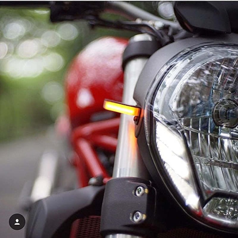 New Rage Cycles — New Rage Cycles 16+ Ducati Monster 1200 R Front Turn Signals