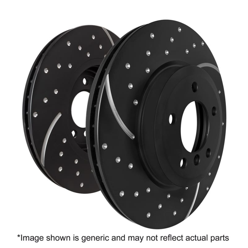 EBC — EBC 05-07 Land Rover LR3 GD Sport Slotted and Dimpled Front Rotors
Disc Brake Rotor Set