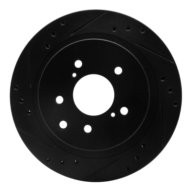 R1 Concepts — R1 89-96 Nissan 300ZX Rear Left Drilled & Slotted Black Brake Rotor
R1 Brake Rotor Drill