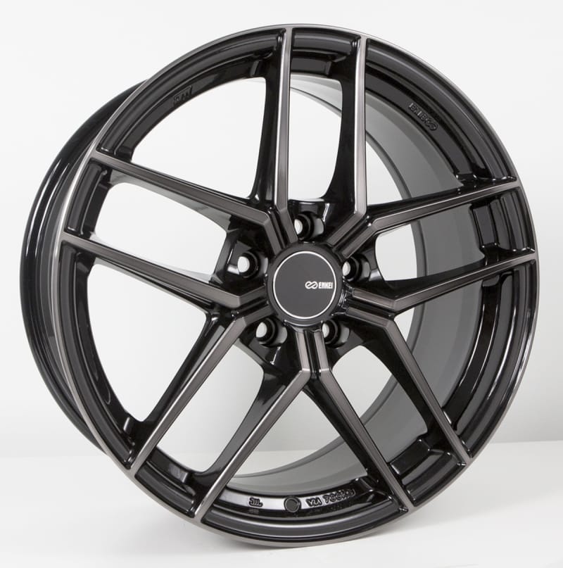 Enkei — Enkei TY5 18x8 5x112 45mm Offset 72.6mm Bore Pearl Black Wheel