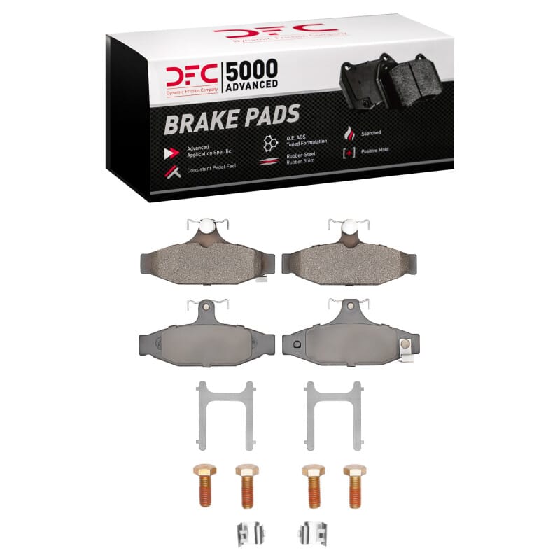 DFC — DFC 85-97 Chevrolet Camaro Rear 5000 Advanced Low Metallic Brake Pads and Hardware Kit
DFC Brake Pad Set