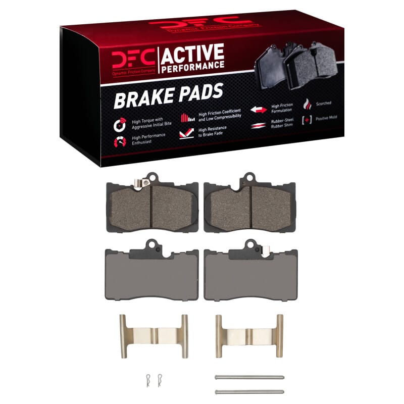 DFC — DFC 06-25 Lexus GS430 Front Active Performance Pads and Hardware Kit
DFC Brake Pad Set