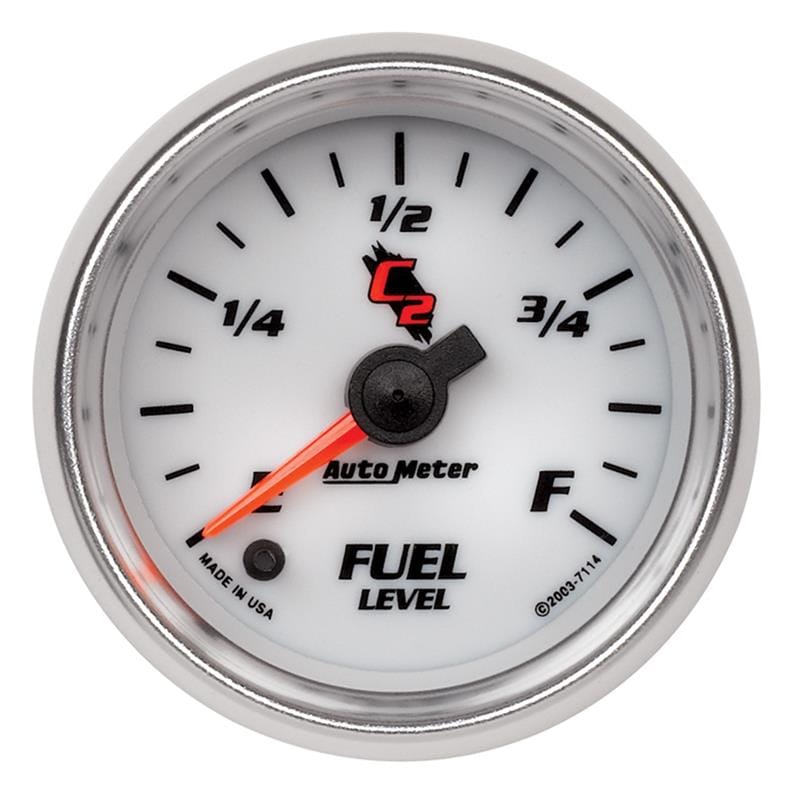 AutoMeter — GAUGE, FUEL LEVEL, 2 1/16", 0-280O PROGRAMMABLE, C2